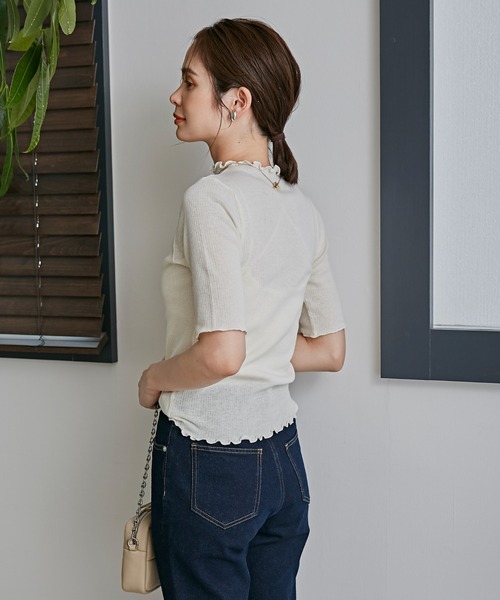 LB.03/前後2WAYシアーテレコTシャツ