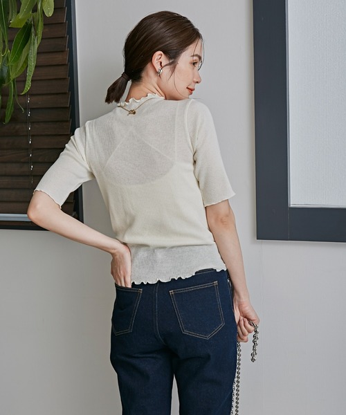 LB.03/前後2WAYシアーテレコTシャツ