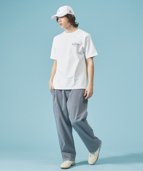 FRUIT OF THE LOOM(フルーツオブザルーム)の「【NO COFFEE × FRUIT OF THE LOOM】コラボアイテム ワンポイントブランドロゴ プリント Tシャツ / ユニセックス(Tシャツ/カットソー・メンズ・ブラック系その他2/ブラック/ブラック系その他/ホワイト系その他2/ブラック系その他3/ホワイト系その他/ホワイト系その他3/ホワイト・M/L/XL)」の18枚目の写真