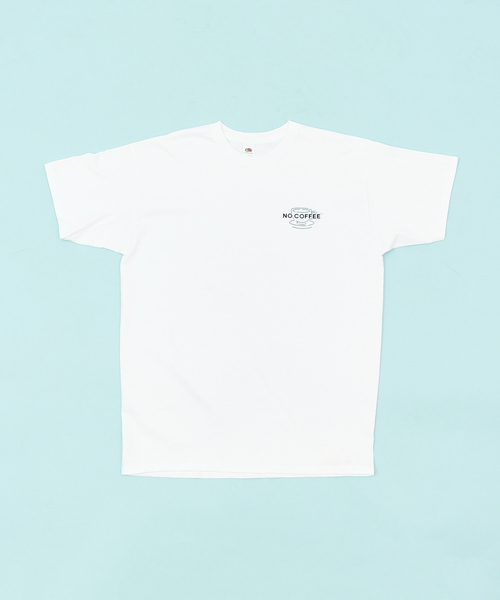 FRUIT OF THE LOOM(フルーツオブザルーム)の「【NO COFFEE × FRUIT OF THE LOOM】コラボアイテム ワンポイントブランドロゴ プリント Tシャツ / ユニセックス(Tシャツ/カットソー・メンズ・ブラック系その他2/ブラック/ブラック系その他/ホワイト系その他2/ブラック系その他3/ホワイト系その他/ホワイト系その他3/ホワイト・M/L/XL)」の20枚目の写真