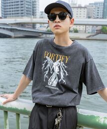 FFEIN | 【FFEIN】ヴィンテージライクビックシルエットバンドTシャツ(Tシャツ/カットソー)