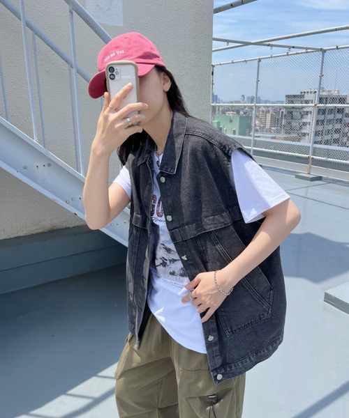 CLEA(クレア)の「【全6色】Moi et Toi ロゴ刺繍カラーキャップ(キャップ・レディース・ブラック/ライトピンク/ライトベージュ/オレンジ/ベージュ/ピンク・FREE)」の17枚目の写真