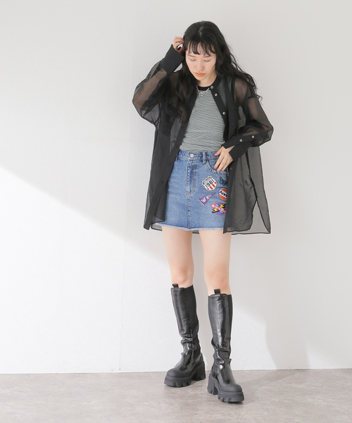 セール】【ANNA SUI NYC/ アナスイエヌワイシー】ワッペンデニム