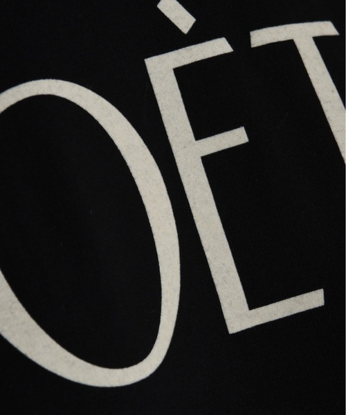 INTERPLANET(インタープラネット)の「POETEフロッキーロゴT(Tシャツ/カットソー・レディース・オフホワイト/ブラック・FREE)」の19枚目の写真
