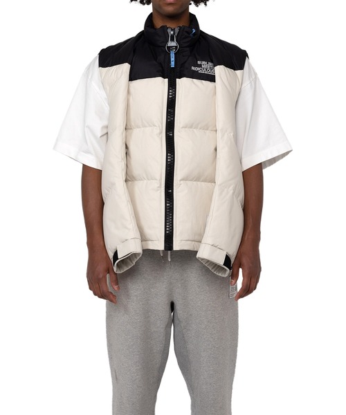 Hollowed-out Down Vest（ベスト）｜Maison MIHARA YASUHIRO（メゾン