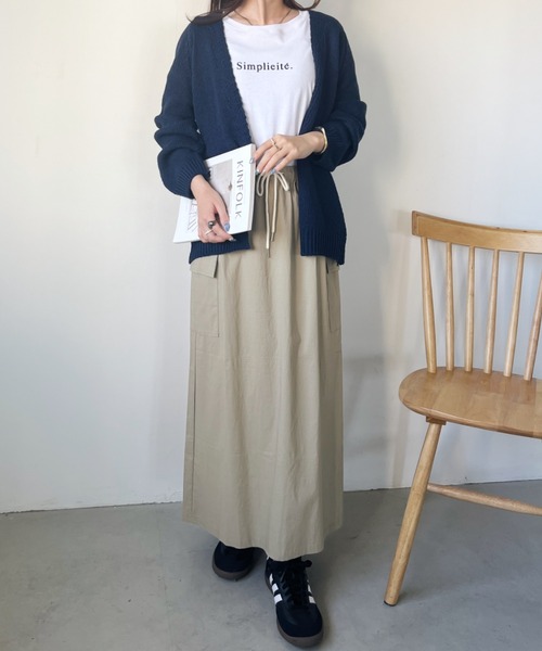 CLEA（クレア）の「オーバーサイズカーディガンボレロ（カーディガン/ボレロ・レディース・ネイビー/ブラック/ベージュ・FREE）」の5枚目の写真