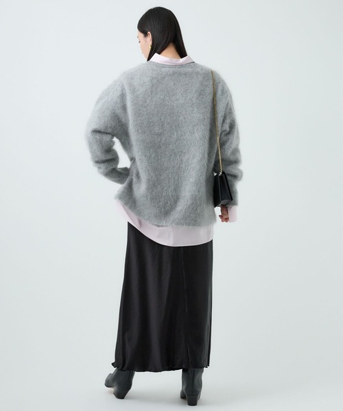 Chaos（カオス）の「Chaos(カオス)/ロンデリアプルオーバー（ニット/セーター・レディース・ミント/チャコールグレー/ベージュ/イエロー系その他/グレー/ピンク・FREE）」の12枚目の写真