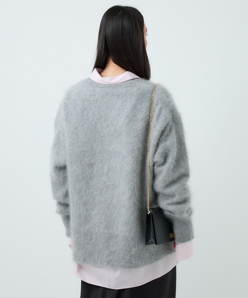 Chaos（カオス）の「Chaos(カオス)/ロンデリアプルオーバー（ニット/セーター・レディース・ミント/チャコールグレー/ベージュ/イエロー系その他/グレー/ピンク・FREE）」の16枚目の写真