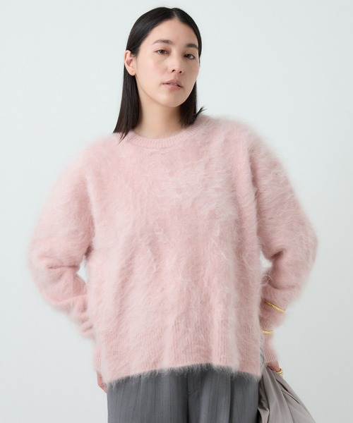 Chaos（カオス）の「Chaos(カオス)/ロンデリアプルオーバー（ニット/セーター・レディース・ミント/チャコールグレー/ベージュ/イエロー系その他/グレー/ピンク・FREE）」の22枚目の写真