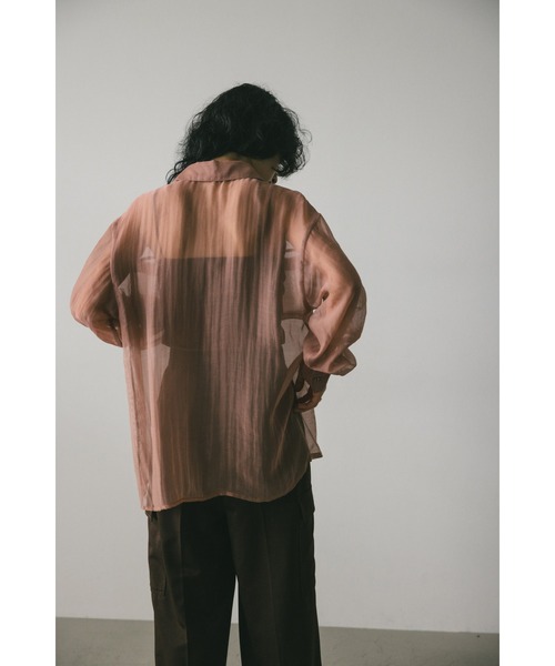 バックロングルーズシャツ　stylemixer バックロングルーズシャツ stylemixerの通販 by ととろ's shop