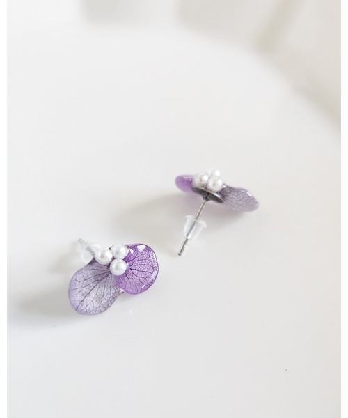 CERCA(チェルカ)の「Tresor*/花びら サージカルステンレスピアス(ピアス(両耳用)・レディース・ラベンダー/ライトブルー/ブルー/パープル/ブルー系その他・FREE)」の13枚目の写真