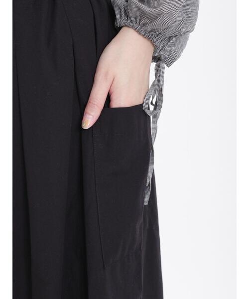 Samansa Mos2(サマンサ モスモス)の「脇ポケットガウチョパンツ(その他パンツ・レディース・ベージュ/ブラック/ブラウン・F)」の16枚目の写真