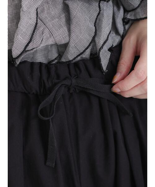 Samansa Mos2(サマンサ モスモス)の「脇ポケットガウチョパンツ(その他パンツ・レディース・ベージュ/ブラック/ブラウン・F)」の13枚目の写真