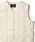 TAIONi^CIj́uyTAION / ^CIzV NECK BUTTON DOWN VEST / Ci[_ExXg TAION-W001i_ExXgjvbItzCg