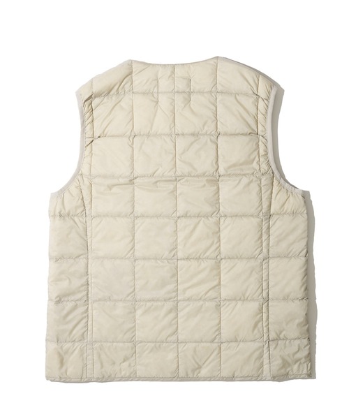 TAION（タイオン）の「【TAION / タイオン】V NECK BUTTON DOWN VEST / インナーダウンベスト TAION-W001（ダウンベスト・レディース・ブラック/カーキ/チャコールグレー/グレー/オフホワイト/サンドベージュ/ネイビー/ライトグレー/セージグリーン・SMALL/MEDIUM/LARGE/X-LARGE/XX-LARGE）」の17枚目の写真