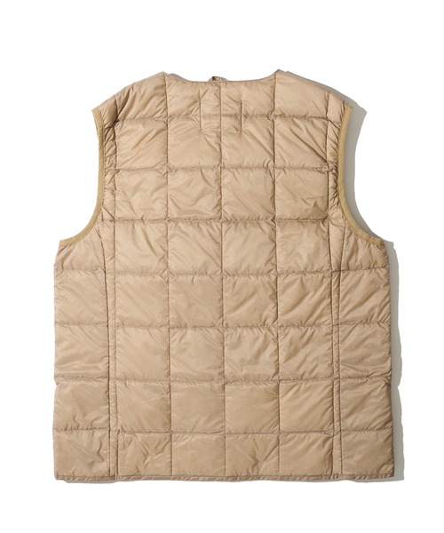 TAION（タイオン）の「【TAION / タイオン】V NECK BUTTON DOWN VEST / インナーダウンベスト TAION-W001（ダウンベスト・レディース・ブラック/カーキ/チャコールグレー/グレー/オフホワイト/サンドベージュ/ネイビー/ライトグレー/セージグリーン・SMALL/MEDIUM/LARGE/X-LARGE/XX-LARGE）」の21枚目の写真