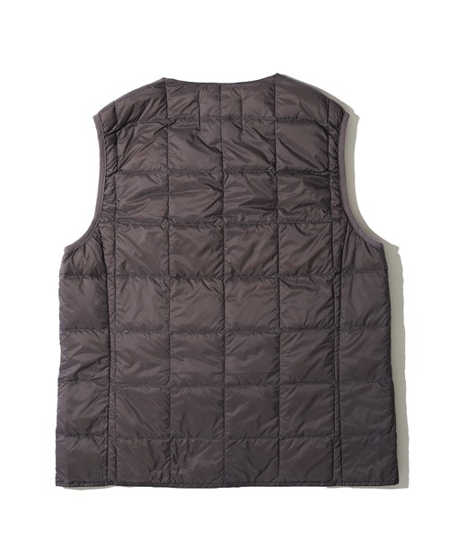 TAION（タイオン）の「【TAION / タイオン】V NECK BUTTON DOWN VEST / インナーダウンベスト TAION-W001（ダウンベスト・レディース・ブラック/カーキ/チャコールグレー/グレー/オフホワイト/サンドベージュ/ネイビー/ライトグレー/セージグリーン・SMALL/MEDIUM/LARGE/X-LARGE/XX-LARGE）」の19枚目の写真