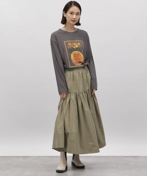 LAKOLE(ラコレ)の「グラフィックプリント長袖TEE / 976017(Tシャツ/カットソー・レディース・ホワイト系その他6/グレー系9/チャコール/オフホワイト・MEDIUM/SMALL)」の16枚目の写真