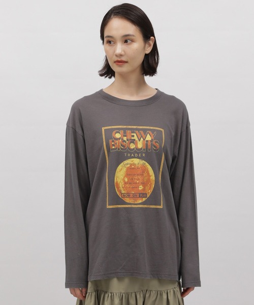 LAKOLE(ラコレ)の「グラフィックプリント長袖TEE / 976017(Tシャツ/カットソー・レディース・ホワイト系その他6/グレー系9/チャコール/オフホワイト・MEDIUM/SMALL)」の22枚目の写真