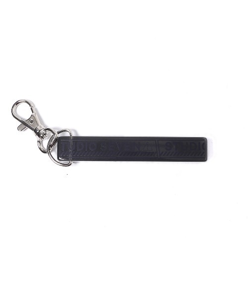 STUDIO SEVEN(スタジオ セブン)の「Caution Logo Acrylic Key Holder【STUDIOSEVEN/スタジオセブン】(その他雑貨・メンズ・ブラック/ホワイト・FREE)」の1枚目の写真