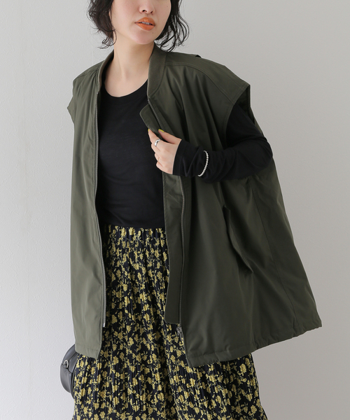 BASERANGE（ベースレンジ）の「【BASERANGE/ベースレンジ】CORE LONG SLEEVE TEE：カットソー（Tシャツ/カットソー・レディース・ブラウン/ブラック・SMALL）」の3枚目の写真