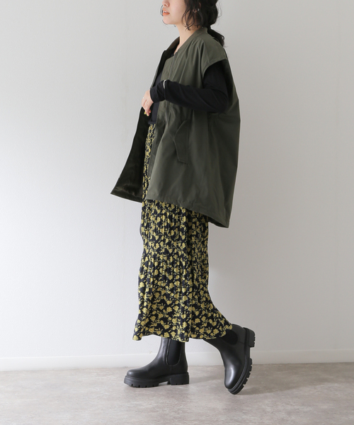 BASERANGE（ベースレンジ）の「【BASERANGE/ベースレンジ】CORE LONG SLEEVE TEE：カットソー（Tシャツ/カットソー・レディース・ブラウン/ブラック・SMALL）」の8枚目の写真