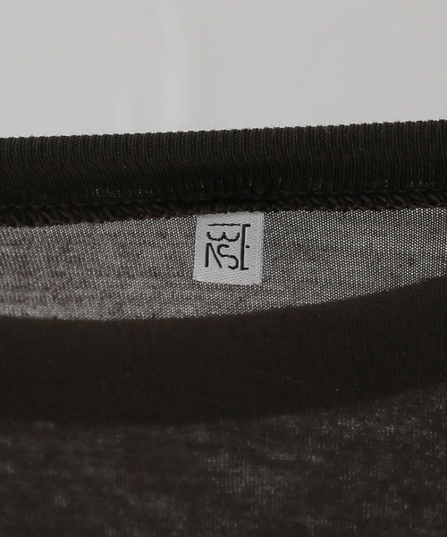 BASERANGE（ベースレンジ）の「【BASERANGE/ベースレンジ】CORE LONG SLEEVE TEE：カットソー（Tシャツ/カットソー・レディース・ブラウン/ブラック・SMALL）」の18枚目の写真