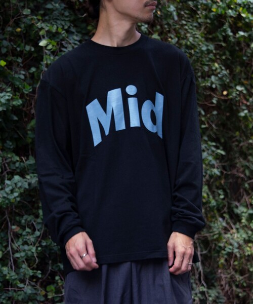 GLOSTER(グロスター)の「【GLOSTER/グロスター】Mid M/W ロゴロンT オーバーサイズ プリントT(Tシャツ/カットソー・メンズ・ホワイト系その他/ブラック系その他/ホワイト系その他2/ブラック系その他2・M/L)」の3枚目の写真