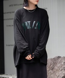 【GLOSTER/グロスター】Mid M/W ロゴロンT オーバーサイズ プリントT