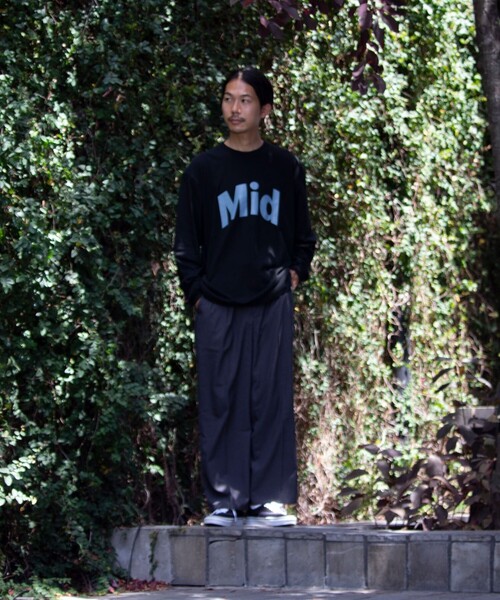 GLOSTER(グロスター)の「【GLOSTER/グロスター】Mid M/W ロゴロンT オーバーサイズ プリントT(Tシャツ/カットソー・メンズ・ホワイト系その他/ブラック系その他/ホワイト系その他2/ブラック系その他2・M/L)」の6枚目の写真