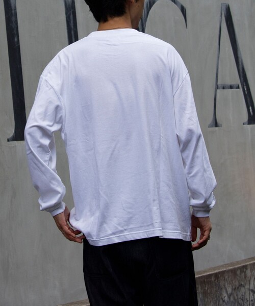 GLOSTER(グロスター)の「【GLOSTER/グロスター】Mid M/W ロゴロンT オーバーサイズ プリントT(Tシャツ/カットソー・メンズ・ホワイト系その他/ブラック系その他/ホワイト系その他2/ブラック系その他2・M/L)」の20枚目の写真
