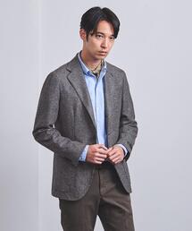 【UNITED ARROWS】ハウンドトゥース ジャージーソフトジャケット 77360951_b_06_215.jpg