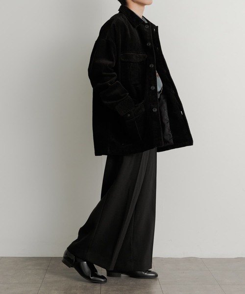 SENSE OF PLACE by URBAN RESEARCH(センスオブプレイスバイアーバンリサーチ)の「ハードツイルセンタープレスワイドパンツ(その他パンツ・メンズ・ブラック/グレー/ブラウン/ボルドー・MEDIUM/LARGE)」の8枚目の写真