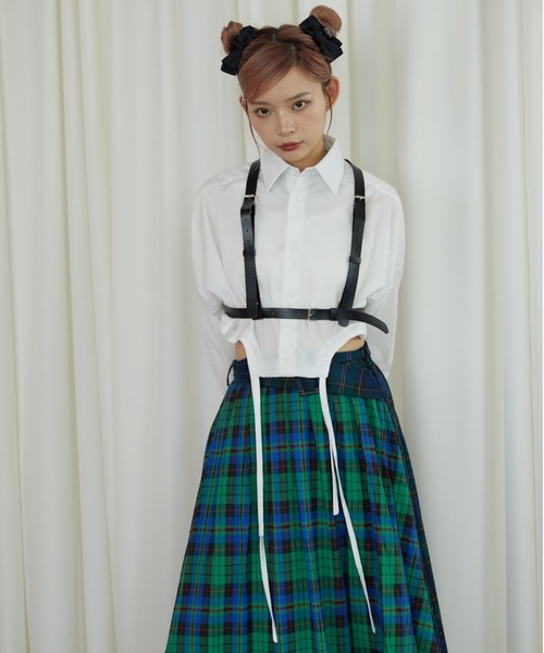VeLV(ヴェルヴ)の「PLEATS GATHER SKIRT プリーツギャザースカート(スカート・レディース・チェック・FREE)」の14枚目の写真