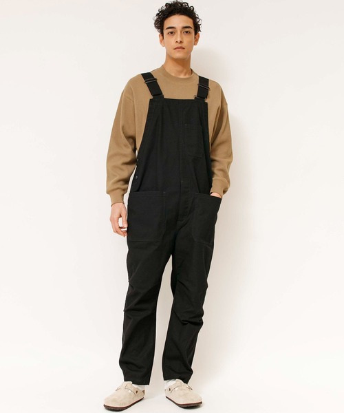 Johnbull(ジョンブル)の「ライトダックサロペット(つなぎ/オールインワン・メンズ・ホワイト/ブラウン/ブラック・MEDIUM/LARGE/SMALL)」の8枚目の写真