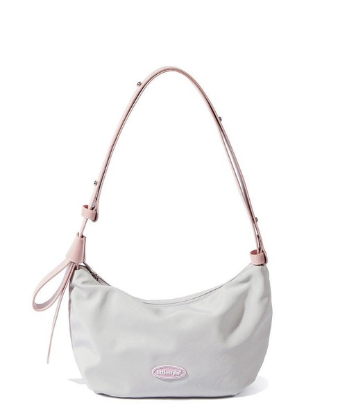 LA VORAGINE（ラ ヴォラジネ）の「配色ショルダー　ナイロンショルダーバッグ（ショルダーバッグ・レディース・グレー/ピンク・FREE）」の15枚目の写真