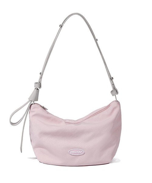 LA VORAGINE（ラ ヴォラジネ）の「配色ショルダー　ナイロンショルダーバッグ（ショルダーバッグ・レディース・グレー/ピンク・FREE）」の13枚目の写真