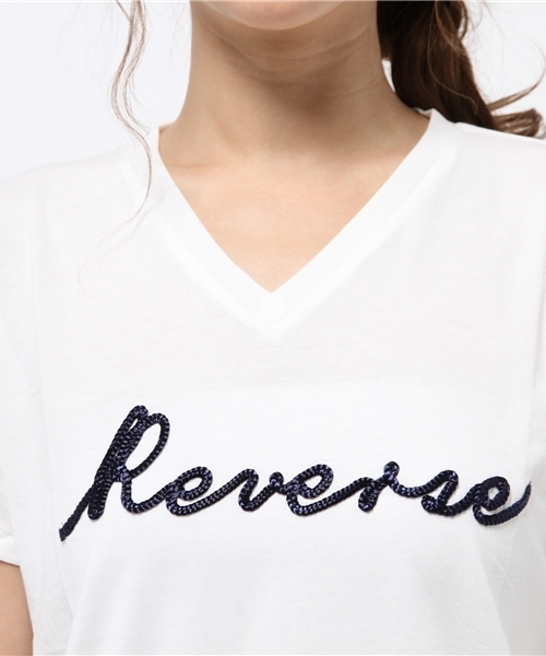 DISCOAT（ディスコート）の「【Discoat】ロープ刺繍T（Tシャツ/カットソー・レディース・オフホワイト/グレー/カーキ・MEDIUM/LARGE）」の5枚目の写真