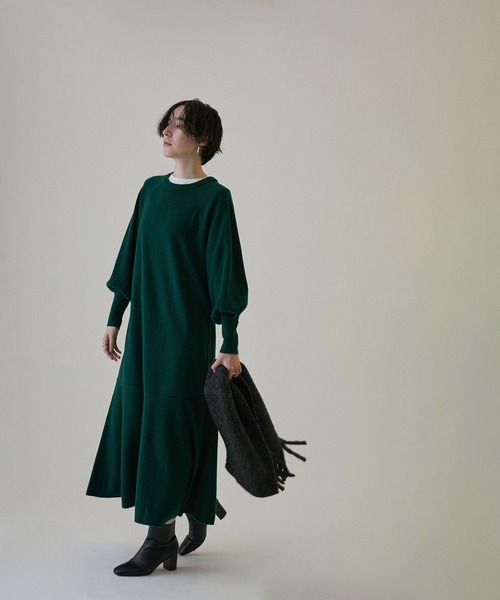 SALON adam et rope'(サロン アダム エ ロペ)の「【WEB限定】ウールミックスシャギーストール(ストール/ショール・レディース・チャコールグレー/ブルー/クリーム/オレンジ/ホワイト・FREE)」の14枚目の写真