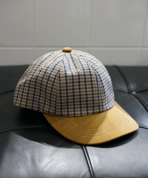 RAWLIFE（ロウライフ）の「THE FACTORY MADE/ザファクトリーメイド/CHECK BICOLOR CAP（キャップ・レディース・チャコールグレー/ベージュ・FREE）」の15枚目の写真