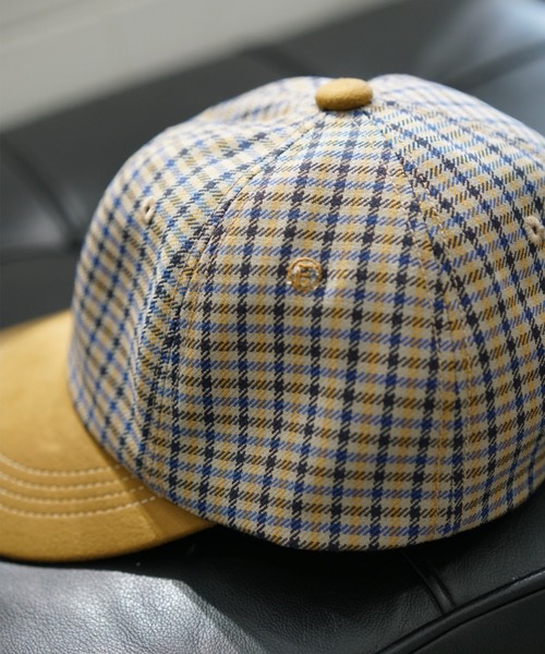 RAWLIFE（ロウライフ）の「THE FACTORY MADE/ザファクトリーメイド/CHECK BICOLOR CAP（キャップ・レディース・チャコールグレー/ベージュ・FREE）」の16枚目の写真