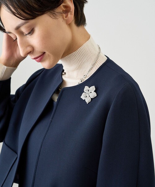 ANAYI（アナイ）の「アートフラワービジューブローチ（ブローチ/コサージュ・レディース・シルバー・FREE）」の14枚目の写真