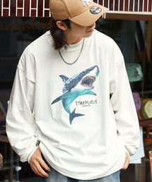 ヴィンテージライクアニマルデザインビッグ長袖Tシャツ