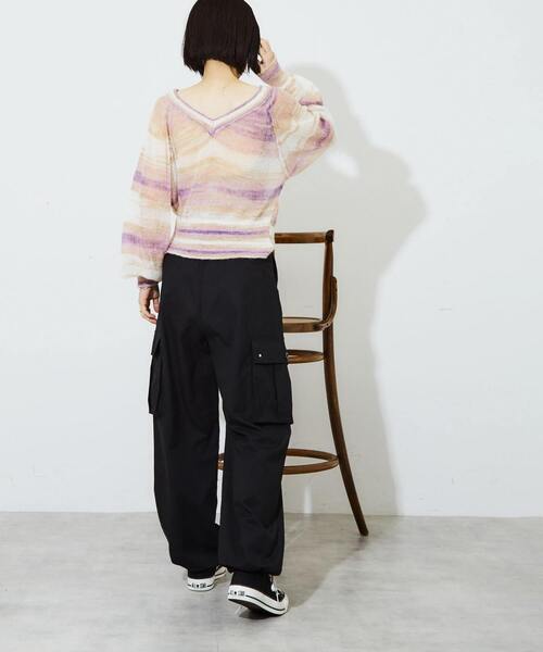 CONVERSE TOKYO(コンバーストウキョウ)の「GRADATION SHEER KNIT(ニット/セーター・レディース・パープル系その他/ブルー系その他・FREE)」の21枚目の写真