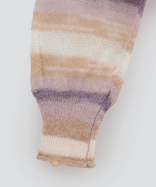 CONVERSE TOKYO(コンバーストウキョウ)の「GRADATION SHEER KNIT(ニット/セーター・レディース・パープル系その他/ブルー系その他・FREE)」の8枚目の写真