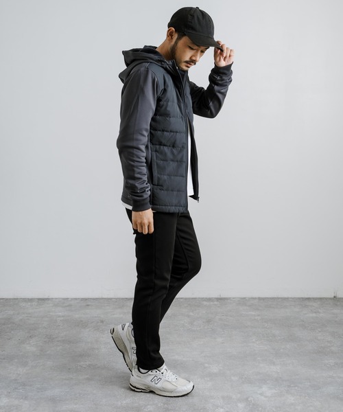 Rocky Monroe(ロッキーモンロー)の「ダウンパーカー/フード付きジャケット(ダウンジャケット/コート・メンズ・ブラック/カモフラージュ/ネイビー/ライトグレー/ベージュ/カーキ/チャコールグレー・LL/L/M)」の14枚目の写真