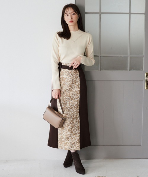 Andemiu(アンデミュウ)の「【WEB限定】2WAYレクタングルバッグ 991453(ショルダーバッグ・レディース・ベージュ/テラコッタ・FREE)」の5枚目の写真