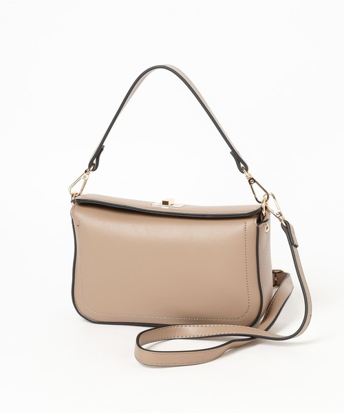 Andemiu(アンデミュウ)の「【WEB限定】2WAYレクタングルバッグ 991453(ショルダーバッグ・レディース・ベージュ/テラコッタ・FREE)」の7枚目の写真