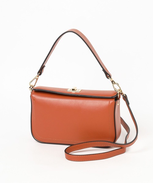 Andemiu(アンデミュウ)の「【WEB限定】2WAYレクタングルバッグ 991453(ショルダーバッグ・レディース・ベージュ/テラコッタ・FREE)」の8枚目の写真