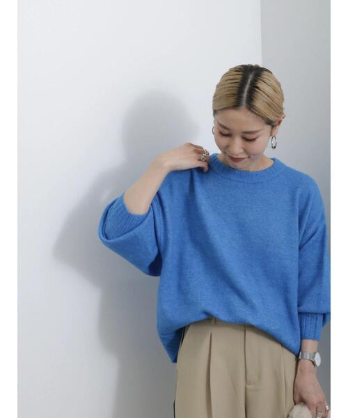 Samansa Mos2 blue（サマンサモスモスブルー）の「ヤクタッチクルー  